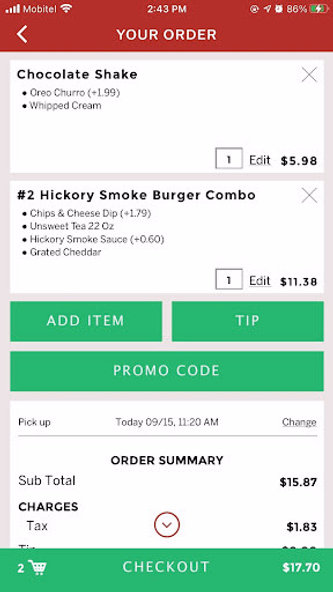 Minute Man Burgers Screenshot 4 - AppWisp.com