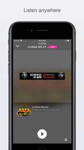 La Raza Atlanta Screenshot 2 - AppWisp.com La Raza Atlanta Screenshot 2 - AppWisp.com