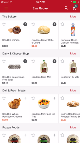Sendik's Food Market Screenshot 1 - AppWisp.com Sendik's Food Market Screenshot 1 - AppWisp.com