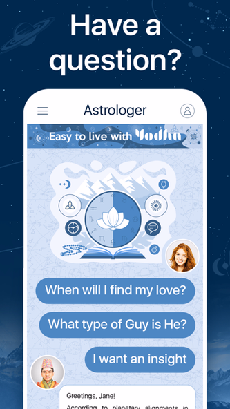 Yodha My Horoscope Screenshot 1 - AppWisp.com Yodha My Horoscope Screenshot 1 - AppWisp.com