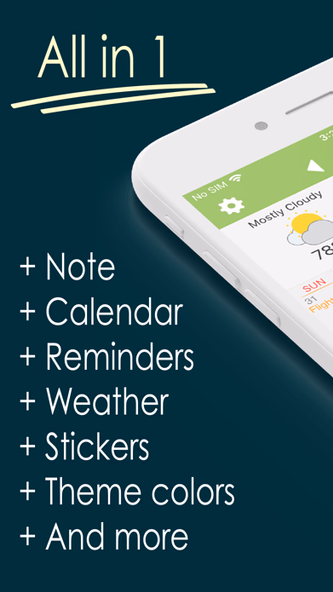 Awesome Calendar Lite Screenshot 1 - AppWisp.com Awesome Calendar Lite Screenshot 1 - AppWisp.com