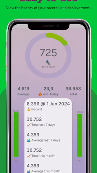 Walking: Pedometer diet Screenshot 4 - AppWisp.com Walking: Pedometer diet Screenshot 4 - AppWisp.com