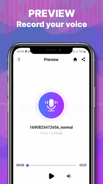 Voice Changer - Voice Effects Screenshot 3 - AppWisp.com Voice Changer - Voice Effects Screenshot 3 - AppWisp.com