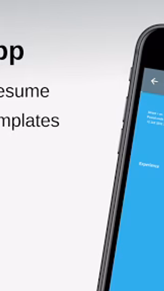 Resume App Screenshot 1 - AppWisp.com Resume App Screenshot 1 - AppWisp.com