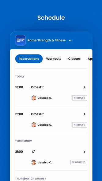 Rome Strength & Fitness Screenshot 3 - AppWisp.com Rome Strength & Fitness Screenshot 3 - AppWisp.com