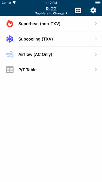 HVACR Check & Charge Screenshot 2 - AppWisp.com HVACR Check & Charge Screenshot 2 - AppWisp.com