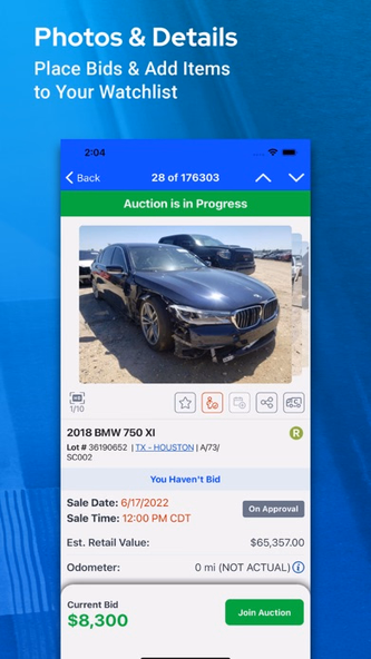 Copart - Online Auto Auctions Screenshot 3 - AppWisp.com Copart - Online Auto Auctions Screenshot 3 - AppWisp.com