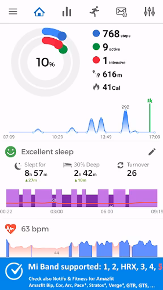 Notify for Mi Band (Old) Screenshot 1 - AppWisp.com Notify for Mi Band (Old) Screenshot 1 - AppWisp.com