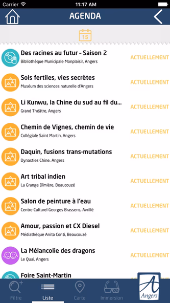 Angers l'agenda Screenshot 2 - AppWisp.com Angers l'agenda Screenshot 2 - AppWisp.com