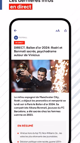 RMC Sport News, foot & rugby Screenshot 2 - AppWisp.com RMC Sport News, foot & rugby Screenshot 2 - AppWisp.com