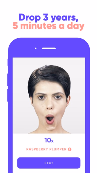 Face Exercises Screenshot 1 - AppWisp.com Face Exercises Screenshot 1 - AppWisp.com