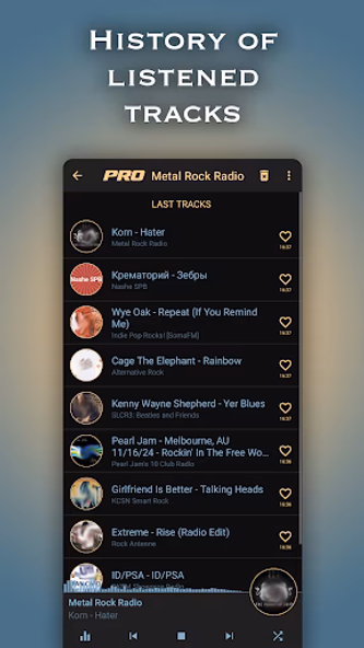 Rock Music online radio Screenshot 2 - AppWisp.com Rock Music online radio Screenshot 2 - AppWisp.com