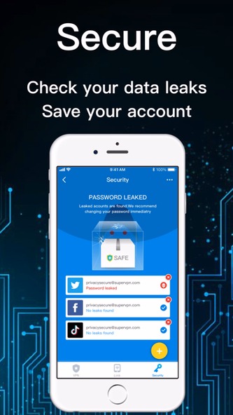 Super VPN - Secure & VPN Proxy Screenshot 4 - AppWisp.com Super VPN - Secure & VPN Proxy Screenshot 4 - AppWisp.com