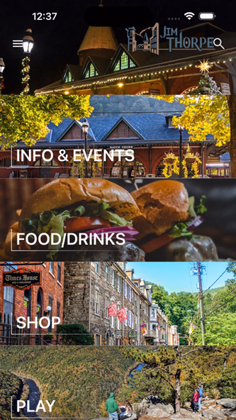 Visit Jim Thorpe PA Screenshot 1 - AppWisp.com Visit Jim Thorpe PA Screenshot 1 - AppWisp.com
