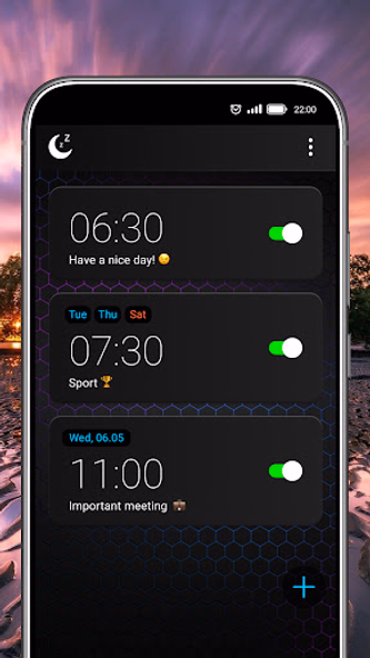 Music Alarm Clock - Alarmus Screenshot 2 - AppWisp.com Music Alarm Clock - Alarmus Screenshot 2 - AppWisp.com