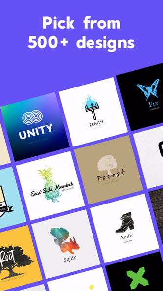 Logo Maker King: Creator Screenshot 1 - AppWisp.com Logo Maker King: Creator Screenshot 1 - AppWisp.com