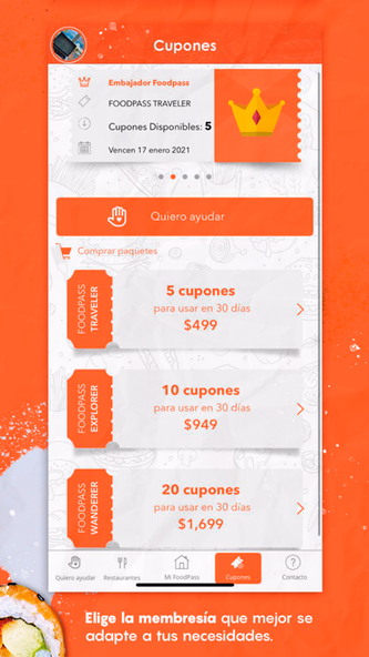 Foodpass Screenshot 2 - AppWisp.com Foodpass Screenshot 2 - AppWisp.com