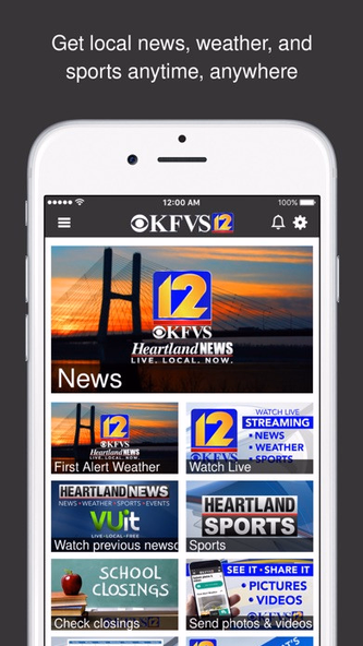 KFVS12 - Heartland News Screenshot 1 - AppWisp.com KFVS12 - Heartland News Screenshot 1 - AppWisp.com