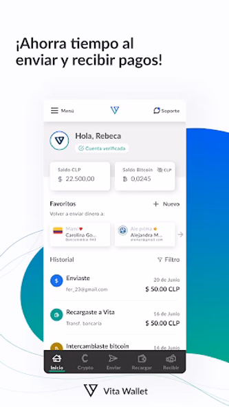 Vita Wallet Screenshot 1 - AppWisp.com