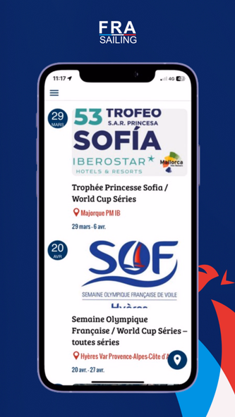 FRA Sailing - FFVoile Screenshot 3 - AppWisp.com FRA Sailing - FFVoile Screenshot 3 - AppWisp.com