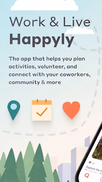 Happyly: Plan, Connect, & More Screenshot 1 - AppWisp.com Happyly: Plan, Connect, & More Screenshot 1 - AppWisp.com