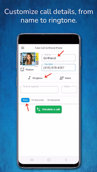 Fake call girlfriend prank Screenshot 2 - AppWisp.com Fake call girlfriend prank Screenshot 2 - AppWisp.com