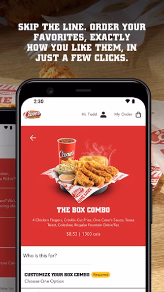 Raising Cane's Chicken Fingers Screenshot 2 - AppWisp.com Raising Cane's Chicken Fingers Screenshot 2 - AppWisp.com
