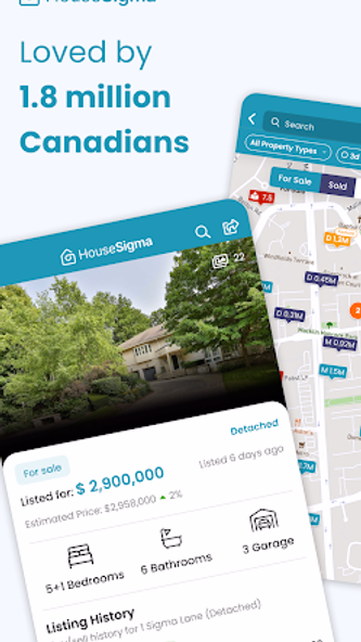 HouseSigma Canada Real Estate Screenshot 1 - AppWisp.com HouseSigma Canada Real Estate Screenshot 1 - AppWisp.com