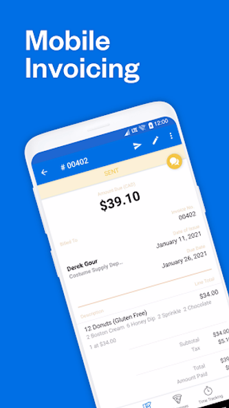 FreshBooks Invoicing App Screenshot 2 - AppWisp.com FreshBooks Invoicing App Screenshot 2 - AppWisp.com