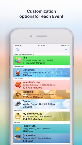 Reminder & Countdown Screenshot 1 - AppWisp.com Reminder & Countdown Screenshot 1 - AppWisp.com