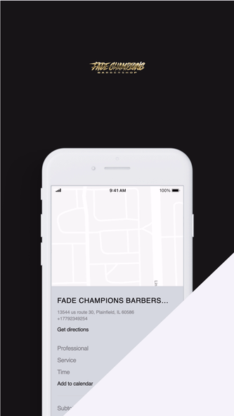 Fade Champions Barbershop Screenshot 1 - AppWisp.com Fade Champions Barbershop Screenshot 1 - AppWisp.com