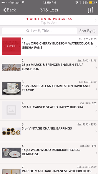 Charleston Auctions Screenshot 2 - AppWisp.com Charleston Auctions Screenshot 2 - AppWisp.com