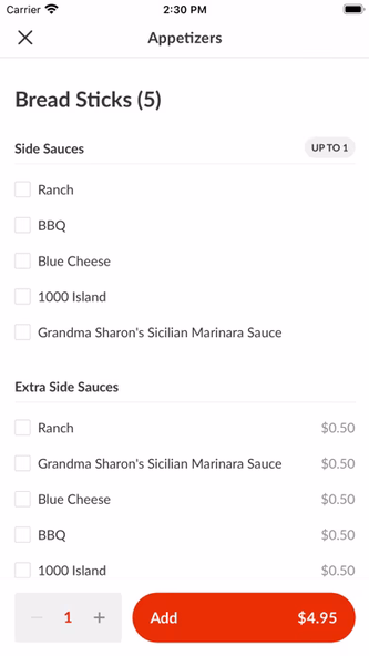 Sanfratello's Pizza Screenshot 4 - AppWisp.com Sanfratello's Pizza Screenshot 4 - AppWisp.com