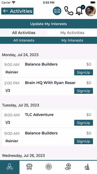 MyLeisureCare Screenshot 3 - AppWisp.com MyLeisureCare Screenshot 3 - AppWisp.com