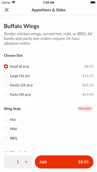 Joe's Pizza - Higgins Screenshot 4 - AppWisp.com Joe's Pizza - Higgins Screenshot 4 - AppWisp.com