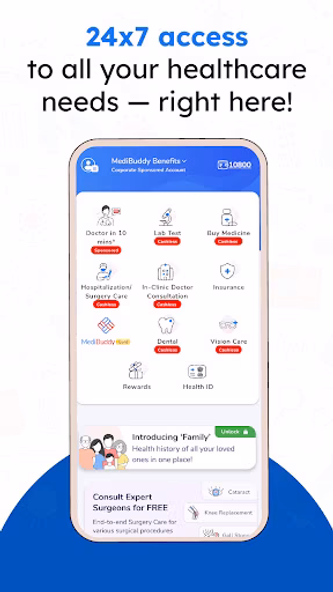 MediBuddy-Dr Labs Meds ABHA Screenshot 2 - AppWisp.com MediBuddy-Dr Labs Meds ABHA Screenshot 2 - AppWisp.com