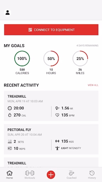 Life Fitness Connect Screenshot 2 - AppWisp.com Life Fitness Connect Screenshot 2 - AppWisp.com