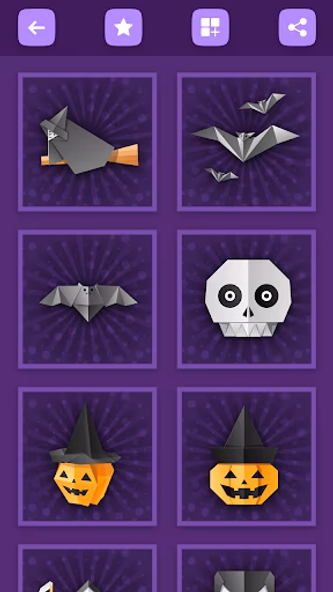 Origami Halloween From Paper Screenshot 3 - AppWisp.com Origami Halloween From Paper Screenshot 3 - AppWisp.com