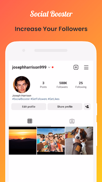 Social Booster - Get Followers Screenshot 2 - AppWisp.com Social Booster - Get Followers Screenshot 2 - AppWisp.com