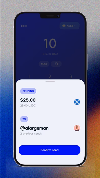Vibrant: Your USDC Wallet Screenshot 3 - AppWisp.com Vibrant: Your USDC Wallet Screenshot 3 - AppWisp.com