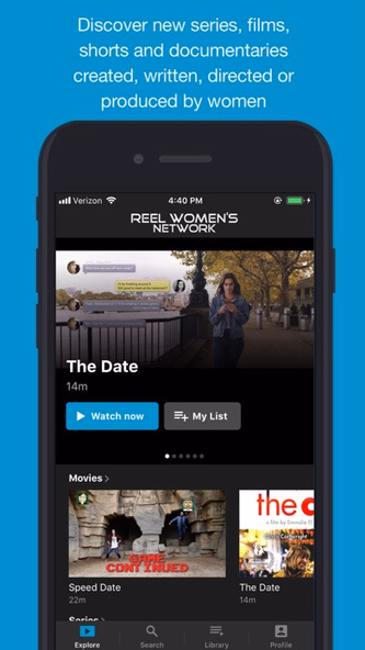 Reel Women's Network Screenshot 2 - AppWisp.com Reel Women's Network Screenshot 2 - AppWisp.com