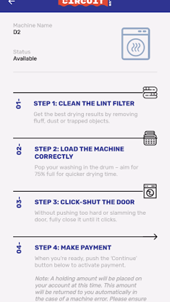 Circuit Laundry Plus Screenshot 3 - AppWisp.com Circuit Laundry Plus Screenshot 3 - AppWisp.com