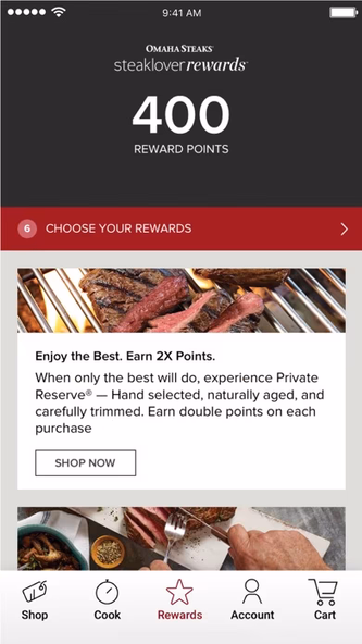 Omaha Steaks Screenshot 3 - AppWisp.com