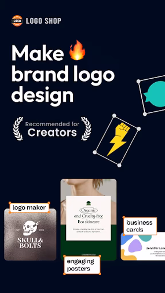 Logo Maker Design AI Generator Screenshot 1 - AppWisp.com Logo Maker Design AI Generator Screenshot 1 - AppWisp.com