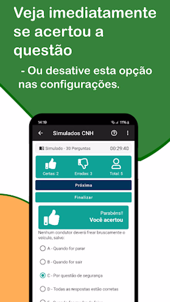 Simulado Prova CNH Screenshot 2 - AppWisp.com Simulado Prova CNH Screenshot 2 - AppWisp.com