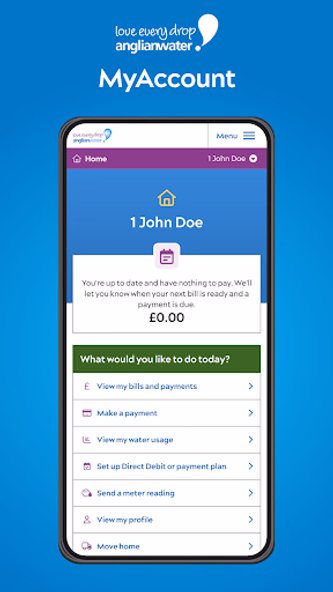 Anglian Water MyAccount Screenshot 1 - AppWisp.com Anglian Water MyAccount Screenshot 1 - AppWisp.com