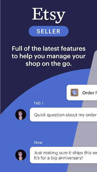 Etsy Seller: Manage Your Shop Screenshot 1 - AppWisp.com Etsy Seller: Manage Your Shop Screenshot 1 - AppWisp.com