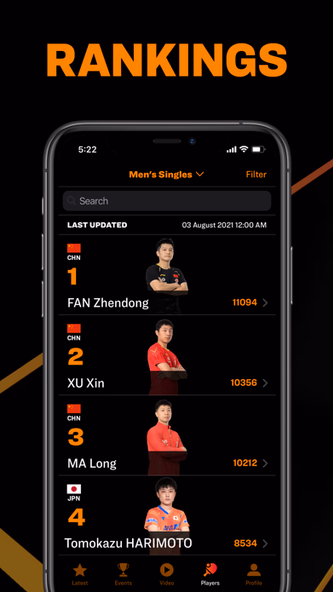World Table Tennis App Screenshot 2 - AppWisp.com World Table Tennis App Screenshot 2 - AppWisp.com