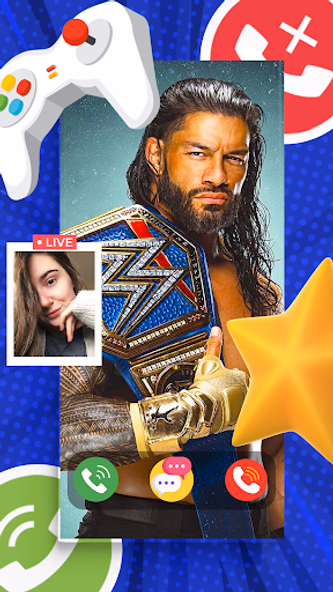 WWE Roman Reigns Prank Call Screenshot 2 - AppWisp.com WWE Roman Reigns Prank Call Screenshot 2 - AppWisp.com