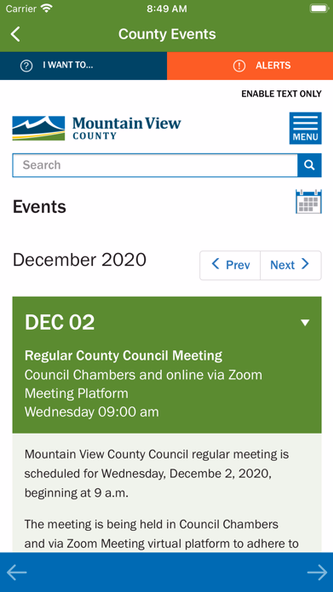 Mountain View County Screenshot 2 - AppWisp.com Mountain View County Screenshot 2 - AppWisp.com